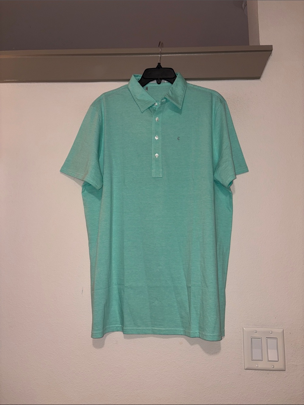Criquet Men’s Mint Green Polo Shirt SZ XL NWT